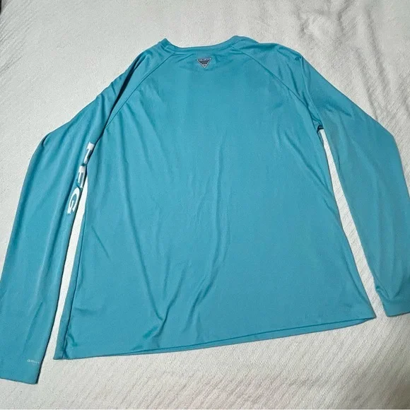 Columbia Women’s Omni-Shade Aqua Rash Guard - Picture 5 of 6